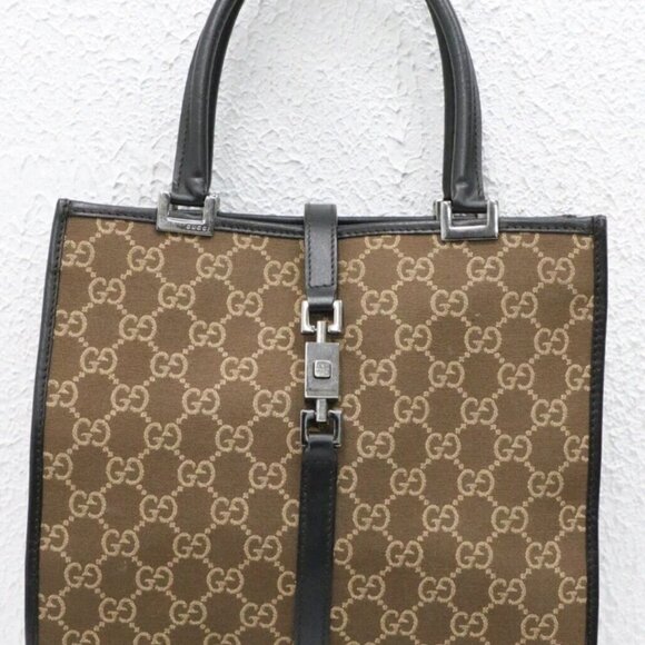 Gucci GG Canvas Jackie Tote Bag - Picture 3 of 16